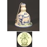 Bell Medium, Green Gourmet Pineapple Pattern