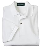 NEW Outer Banks - 68-Ounce Pique Knit Sport Shirt White-4XL
