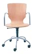 Izzy Gracie Swivel-Tilt Chair (Natural Beech)