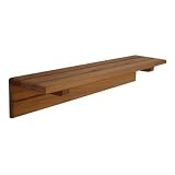 Teak Shelf Width: 24"