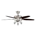 Hamilton Click-In Ceiling Fan Nickel (52")