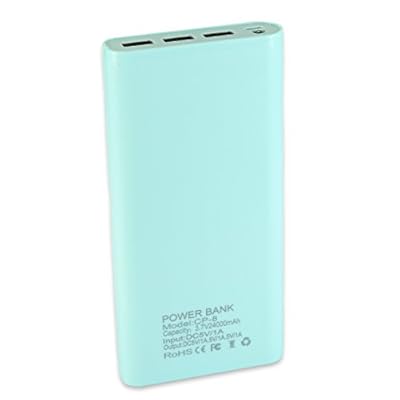 Maxxlite 24000mAh Powerbank with 3 USB Port- Blue