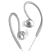 JVC Splash Proof Sports Ear Clip Headphones - Silver