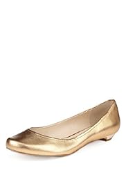 Autograph Leather Slip-On Pumps
