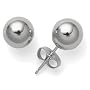 14k White Gold 7mm Ball Earrings