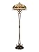Dale Tiffany TF101116 Boehme Floor Lamp, Antique Bronze/Sand and Art Glass Shade