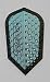 Sporting Goods : 3 sets Dimplex from Accudart® Blue Slim flights