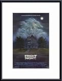 Fright Night, Art Poster with Metal Frame, poster size: 11