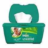 Pampers Natural Aloe Unscented Wipes Tub 72 ea