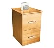 OfficeMax Oak Finish 2-Drawer Vertical File Cabinet