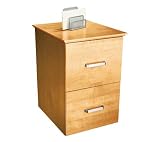 OfficeMax Oak Finish 2-Drawer Vertical File Cabinet