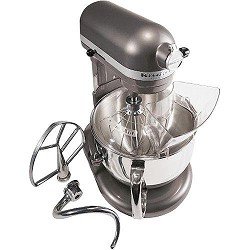 KitchenAid KP26M1XPM Professional 600 Series 6-Quart Stand Mixer, Pearl Metallic