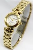 Gruen Gold Tone Date Women's Watch