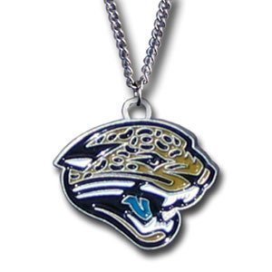 Jacksonville Jaguars Logo Necklace - NFL Football Fan Shop Sports Team Merchandise