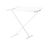 Indoor / Outdoor Clothes Dryer Rack, White Folding Sapesaver Size Length 91 cm X Width 94 cm X Height 85 cm