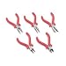 Jewelry Making Tools with Pink Handles, 5pc Set