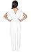 Koh Koh Women's Long V-Neck Kaftan Gown Maxi Dress