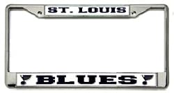 St. Louis Blues Chrome License Plate Frame - SET OF 6 - Sports Merchandise