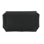 PCMicrostore Apple iPhone Black Leather Texture Horizontal Holster Carrying Case With Belt Loop And Clip