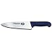 Victorinox Cutlery 8-Inch Chef's Slicing Knife, Blue Fibrox Handle with Microban