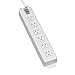 Tripp Lite 6 Outlet Home & Office Power Strip, 15ft Cord with 5-15P Plug (TLM615NC)