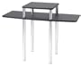 Sanus Systems AFM3 Mini System Stand (Black and Silver)