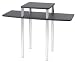 Sanus Systems AFM3 Mini System Stand (Black and Silver)