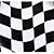 Creative Converting Lunch Napkins, Black and White Check