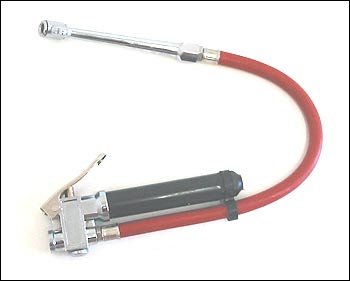 Deluxe Auto Tire Chuck Inflator w/ Pressure Gauge