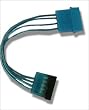Coolerguys Serial ATA Power Adapter UV blue