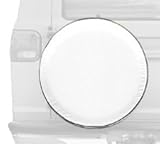 Classic Accessories 75140 Custom Fit Spare Tire Cover, Snow White For Wheel Diameter 28 Inches  to 29 Inches