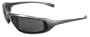 Nike Interchange Monza Sunglasses, EA0004-004, Liquid Carbon Silver/ Gray+Orange