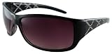 XOXO - XOXO Women's Plastic Frame Sunglasses with Printed Logo