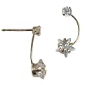 14K Shooting Star Cubic Zirconia
