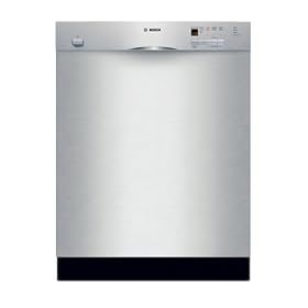 Bosch : SHE43M05UC Full Console Dishwasher with 4 Wash Cycles, Platinum Standard Racks by Bosch