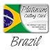 BRAZIL PLATINUM International PrePaid Phone Card / Calling Card / ZERO FEES.