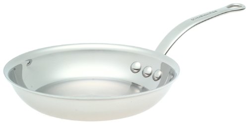 KitchenAid Five-Ply Stainless-Steel Clad 8-Inch Open Skillet