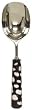 Decorative Ice Scoop with Black and White Resin Handle