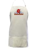 The Devil went down to New Jersey! Full Length Apron with Pockets WHITE