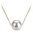 PearlsOnly Kristine White 8-9mm AAA Japanese Akoya Pearl Pendant