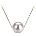 PearlsOnly Kristine White 8-9mm AAA Japanese Akoya Pearl Pendant
