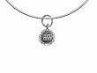 Sterling Silver Sports Themes Golf Pendant with Snake Chain