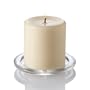 3" X 3" Ivory Unscented Pillar Candles Set 48 Wedding