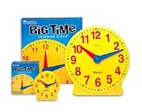 Learning Resources Big Time 12-Hour Student Clock