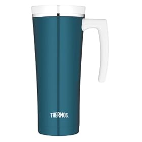 Thermos Sipp 16 Ounce Stainless Steel Travel Mug, Teal: Kitchen &amp; Dining