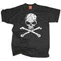 T-Shirt Totenkopf Skull, schwarz