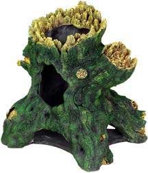 Exotic Environments Hollow Tree Stump Aquarium Ornament