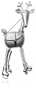 Sterling Silver Reindeer Brooch