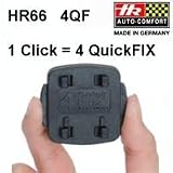 Produkt-Bild: HR 66 Adapter 4 Quick-FIX 4QF, schwarz, Adapter 4 QuickFIX mit den 4-Krallen auf die Kfz-Halterung stecken und einrasten