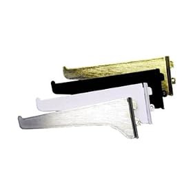 Click here to buy KV Light Duty Shelf Bracket 12 Anochrome by Knape & Vogt.
